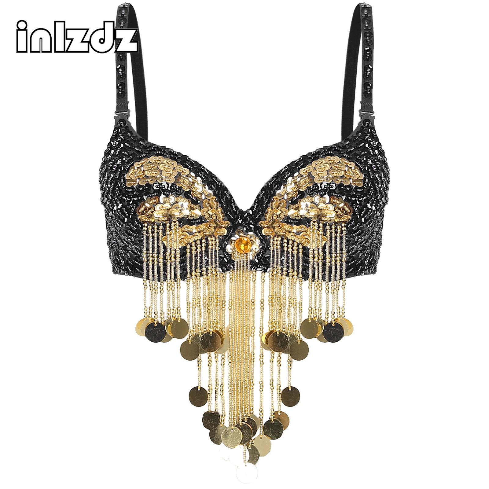Underwire Bra Padded - Womens Belly Dance Stage Performance Costume