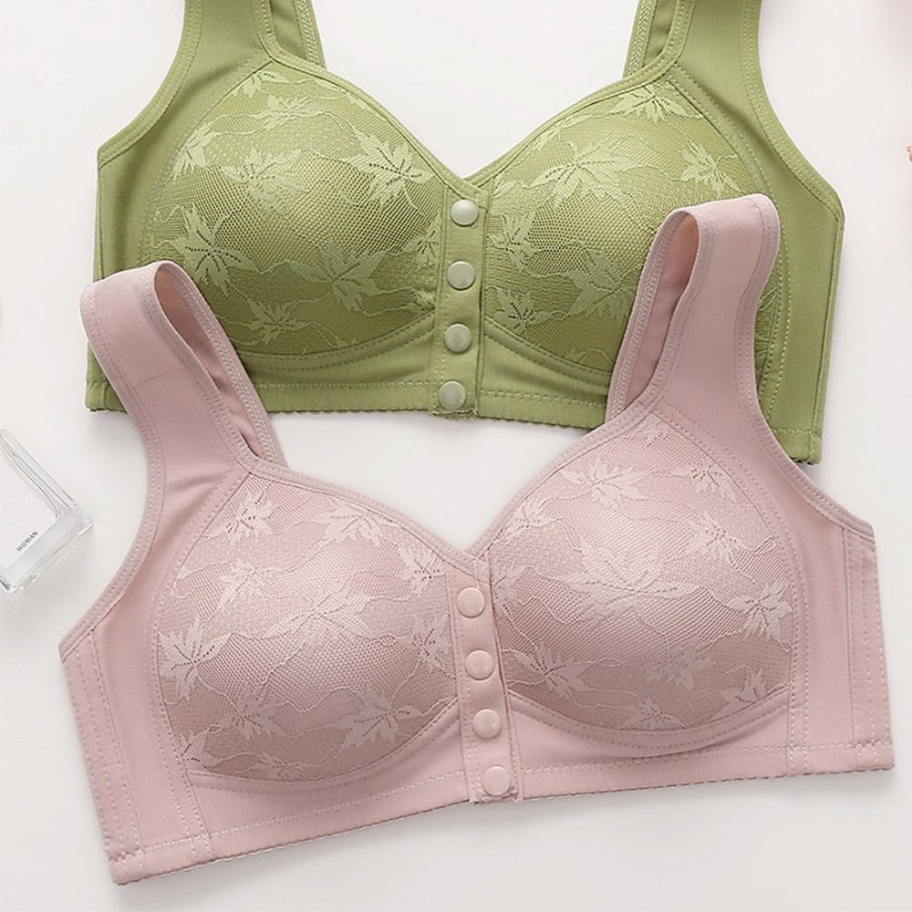 Casual Front Buckle Wireless S - Cotton Bra Everyday 评论和价格