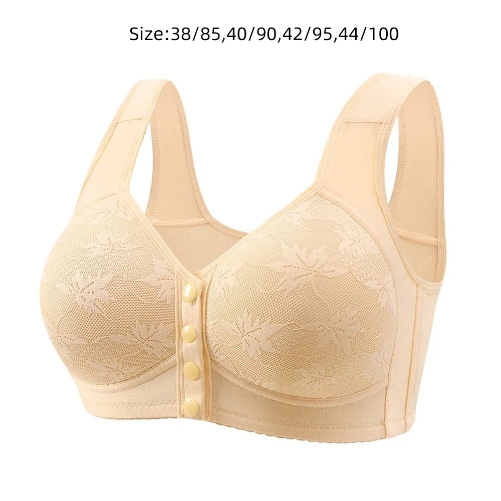 Casual Front Buckle Wireless S - Cotton Bra Everyday 评论和价格