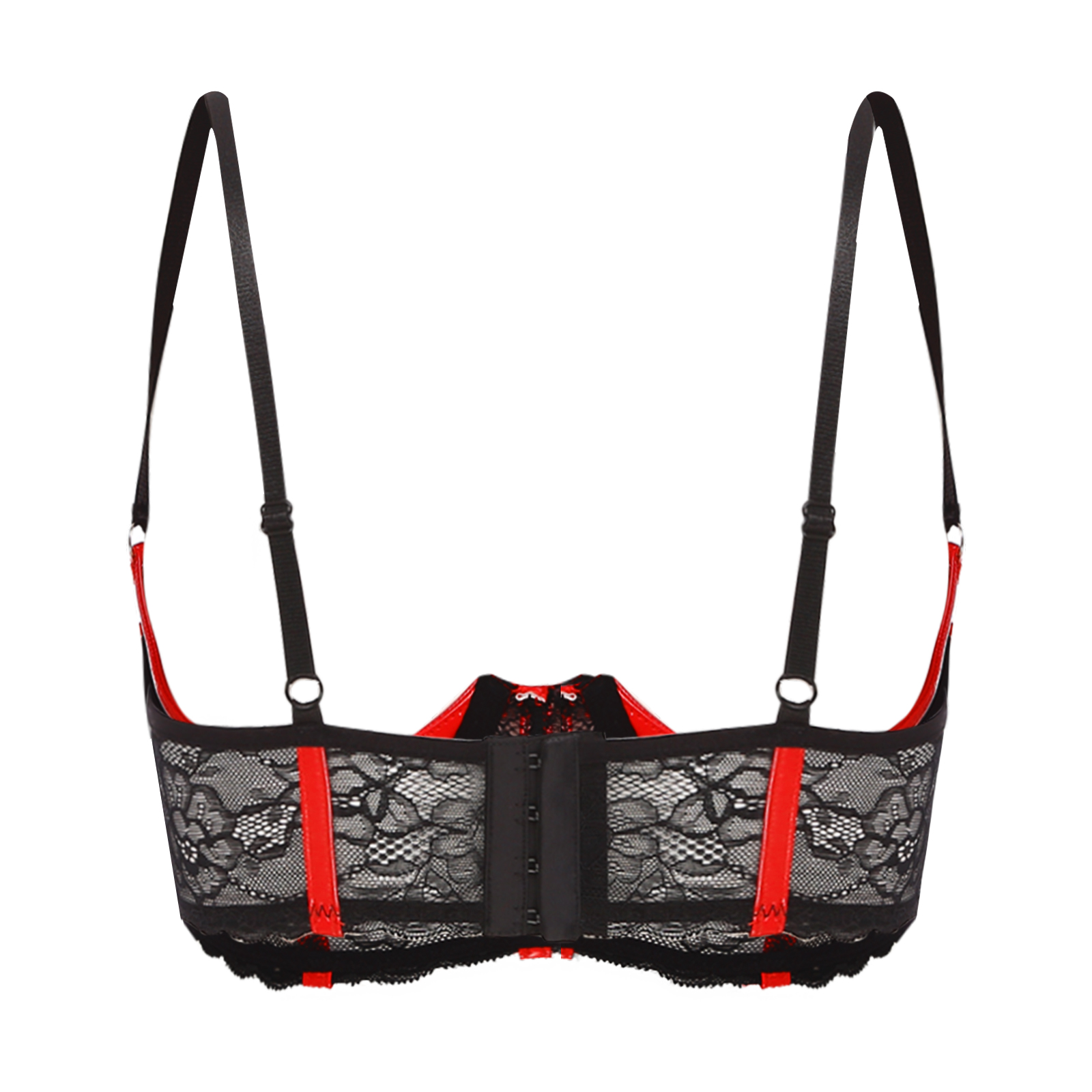 Womens Open Cup Bra Tops Sexy  - Underwire Bra Padded 评论和价格