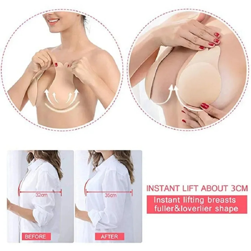 Women push up bras self adhesi - Underwire Bra Padded 评论和价格