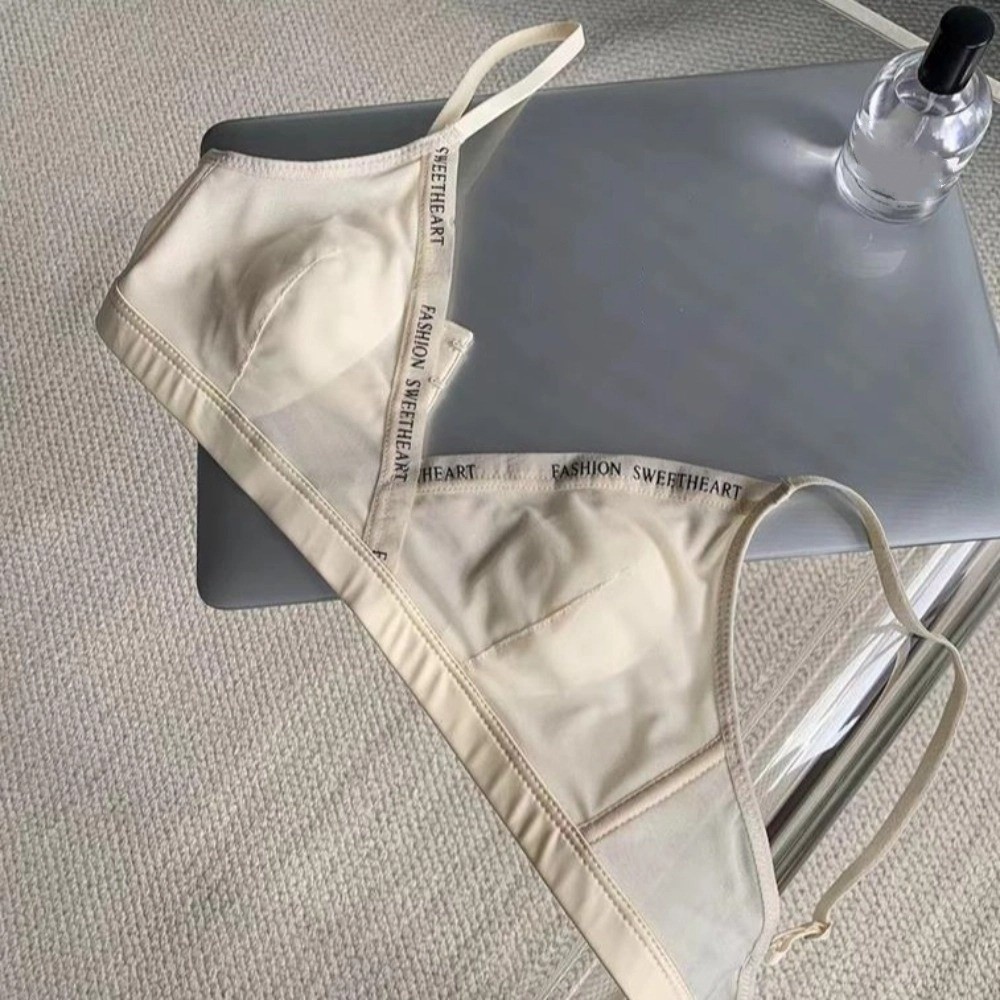 Mesh Thin Wireless Deep V Bra  - Sheer Mesh Bra 评论和价格